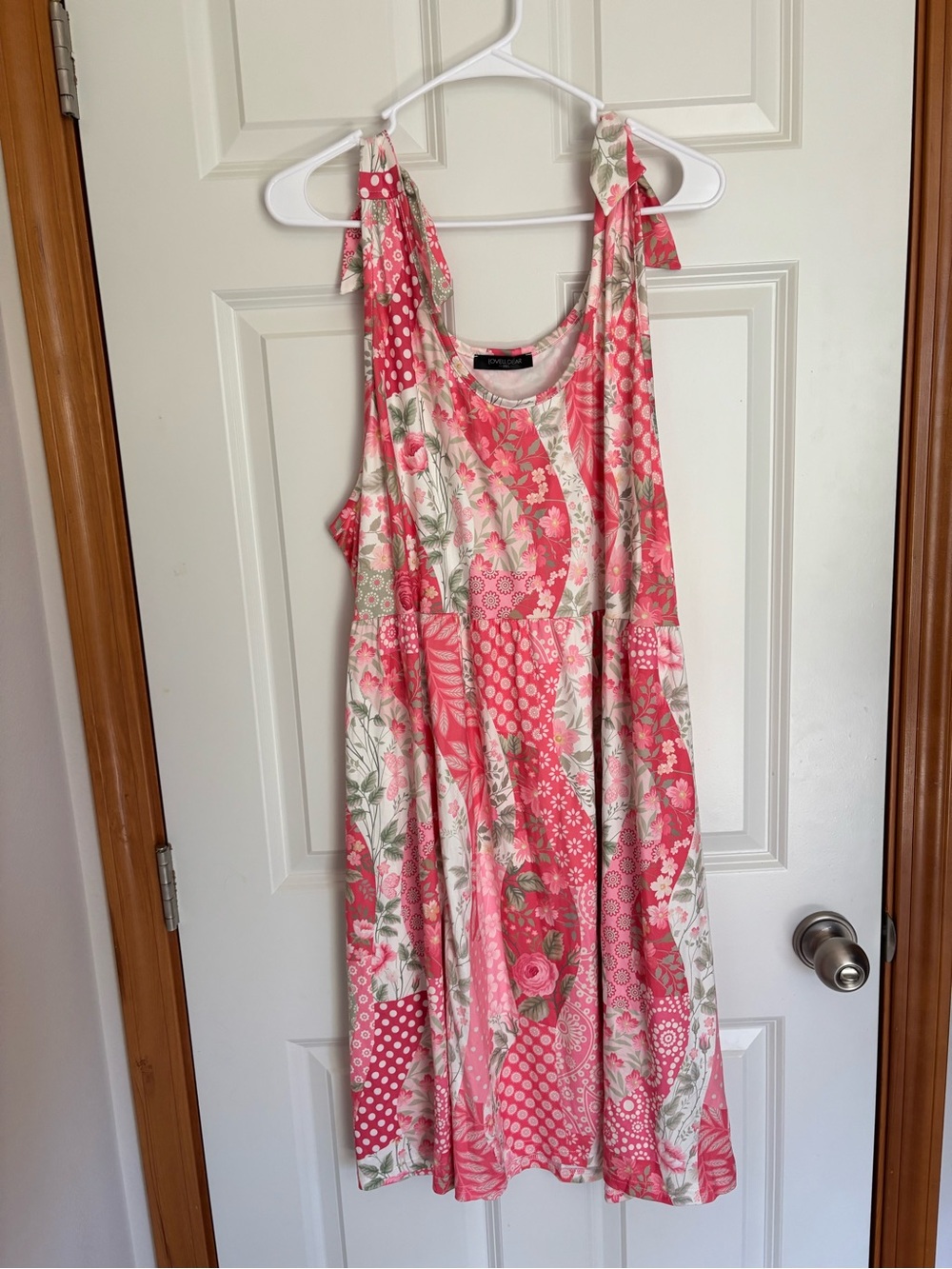 LoveU.Dear Pink Floral Dress